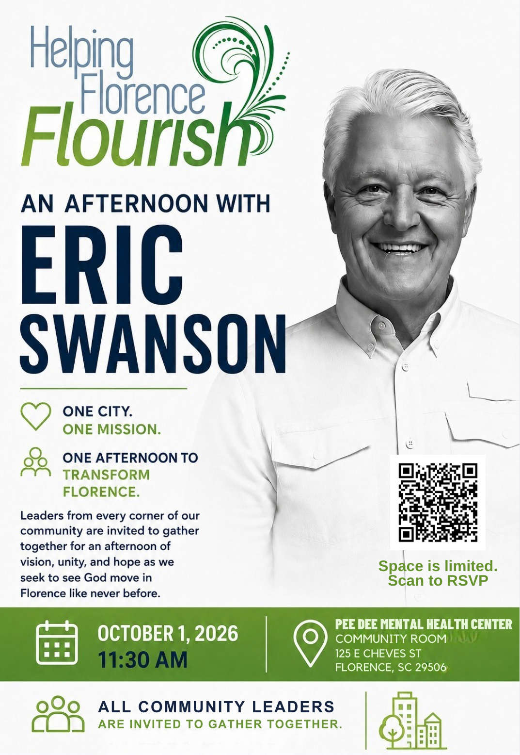 Afternoon with Eric Swanson flyer